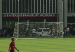 Eintracht Frankfurt vor dem Dery gegenMainz 05