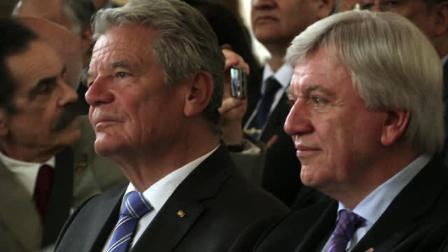 Bundespräsident Joachim Gauck in Hessen