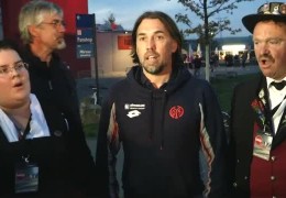 Jodeln mit Mainz 05-Trainer Martin Schmidt