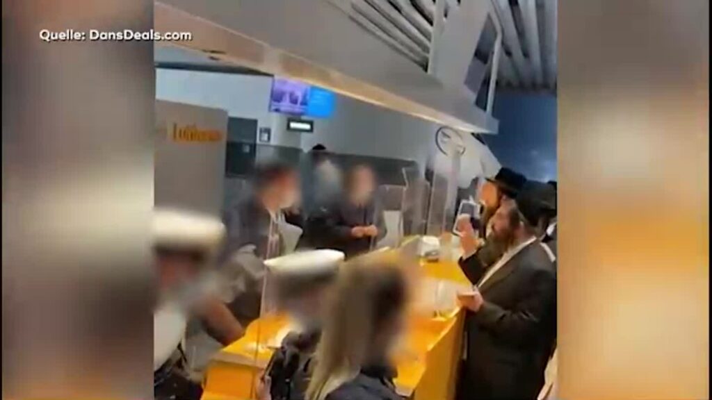 Lufthansa hindert jüdische Passagiere an Weiterflug