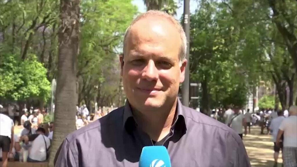 Unser Reporter Thorsten Arnold in Sevilla