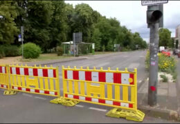 Umstrittener Verkehrsversuch – Gießen baut Anlagenring teilweise in Radweg um