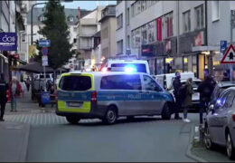 Große Polizeikontrolle in Frankfurt