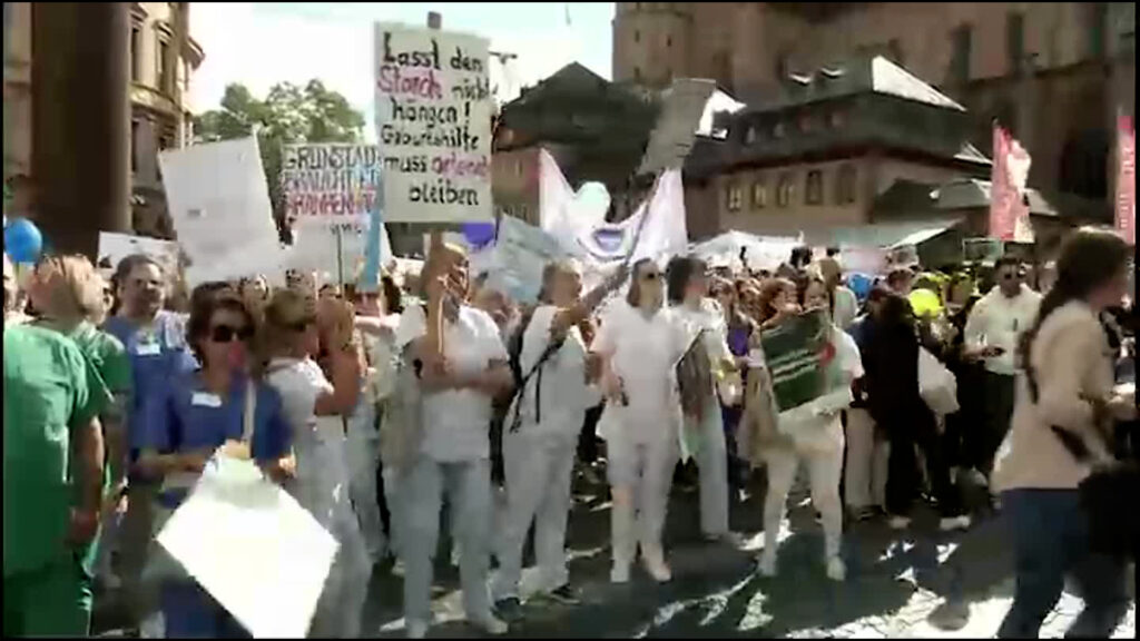 Demonstrationen gegen das Kliniksterben