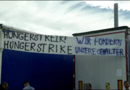 Lkw-Fahrer in Gräfenhausen treten in Hungerstreik